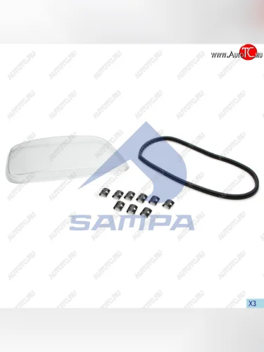 Стекло фары MERCEDES Actros правой SAMPA SAMPA 201.122