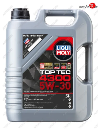 Масло моторное TOP TEC 4300 5W30 синт.5л LIQUI MOLY LIQUI MOLY 2324