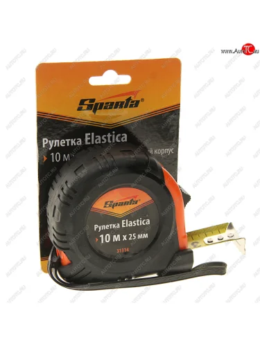 Рулетка 10м 25мм обрезиненный корпус SPARTA SPARTA 31314