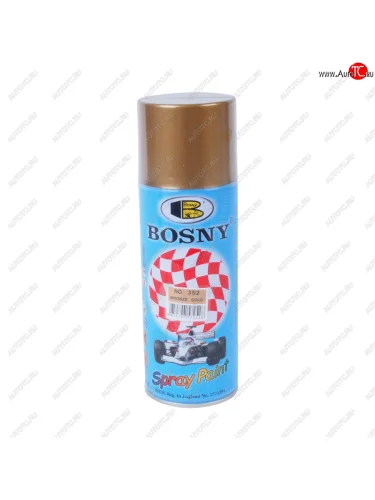 Краска золото темное металлик акриловая аэрозоль 400мл BOSNY BOSNY 352