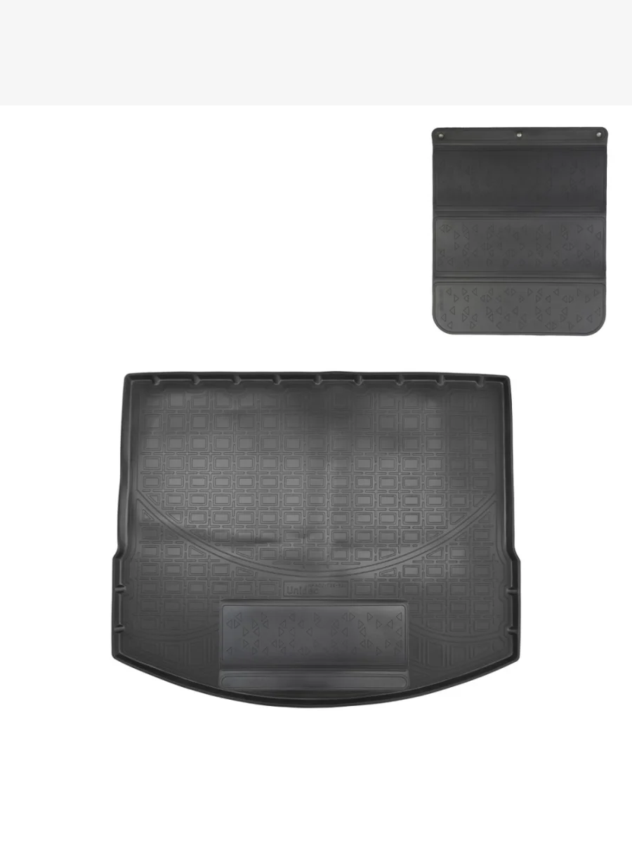 Коврик в багажное отделение с защитным фартуком Norplast Unidec Haval F7  дорестайлинг (2018-2022) (черный)  в Самаре Самарской области