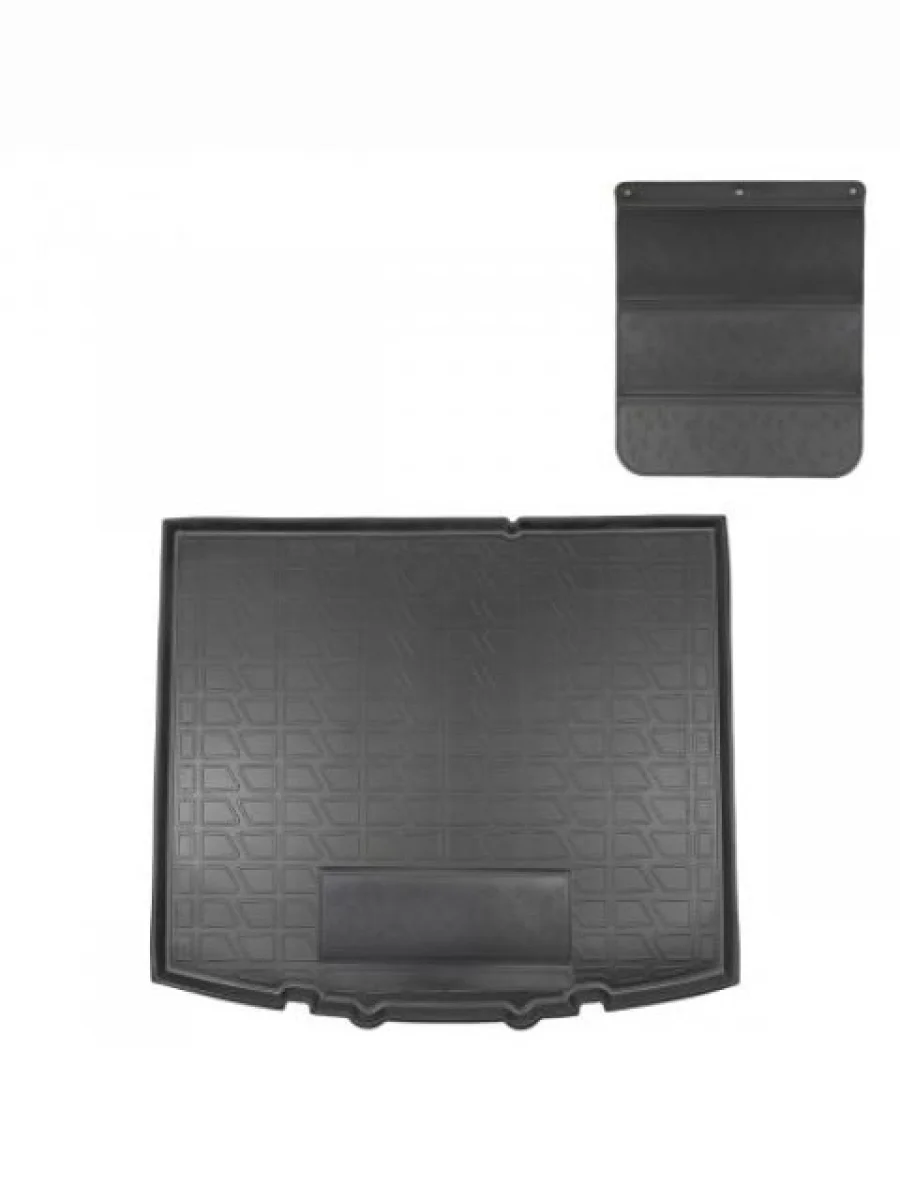 Коврик в багажное отделение с защитным фартуком Norplast Unidec Москвич 3 DA21 (2022-2025) (черный)  в Самаре Самарской области