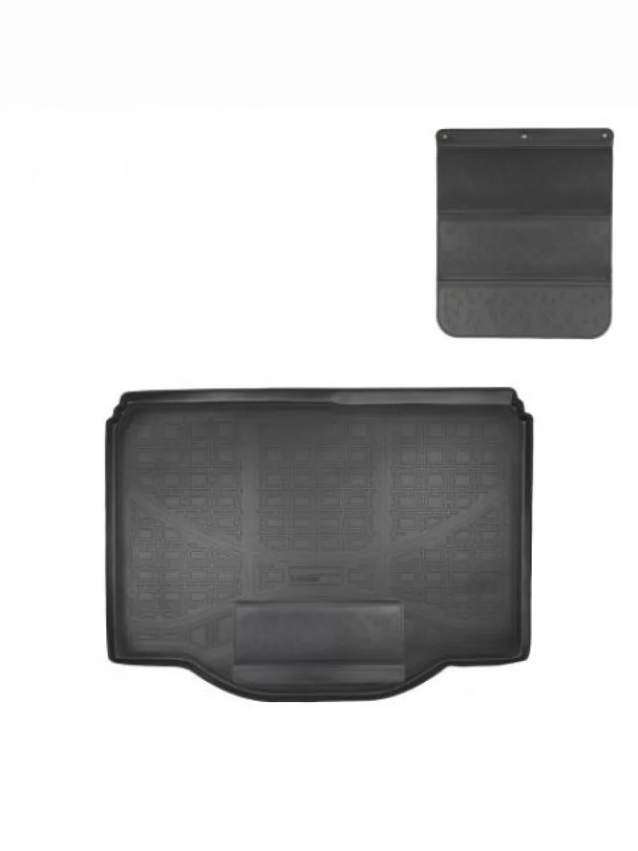 Коврик в багажное отделение с защитным фартуком Norplast Unidec Opel Mokka  дорестайлинг (2012-2016) (черный)  в Керчи Республика Крым