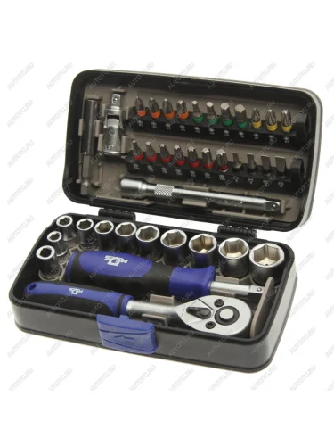 Набор головок торцевых и бит 14 38 предметов MOS MOS 65000м