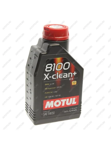 Масло моторное 8100 X-CLEAN+ 5W30 синт.1л MOTUL MOTUL 106376