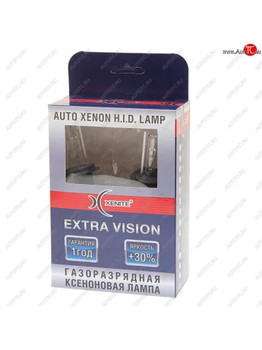 Лампа ксеноновая H7 PХ26d 6000K +30% блистер (2шт.) XENITE XENITE 1004112