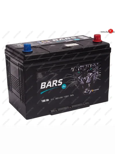 Аккумулятор BARS Asia 100Ач обратная полярность BARS 6ст100(0) 115d31l