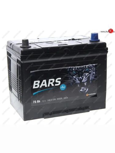 Аккумулятор BARS Asia 75Ач BARS 6ст75(1) 85d26r