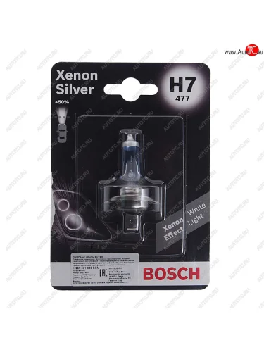 Лампа 12V H7 55W PX26d блистер (1шт.) Xenon Silver BOSCH BOSCH 1987301069