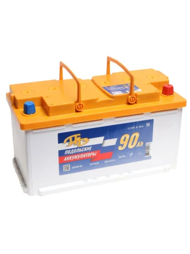 Аккумулятор ПОДОЛЬСК 90Ач обратная полярность ПОДОЛЬСК 6ст90(0)