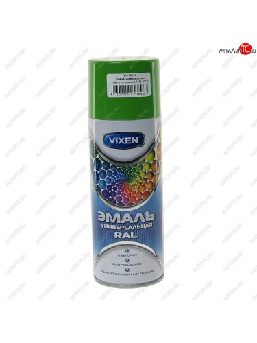 Краска светло-зеленая аэрозоль 520мл универсальная VIXEN VIXEN vx-16018