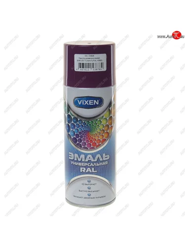 Краска фиолетовая аэрозоль 520мл универсальная VIXEN VIXEN vx-14008
