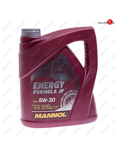 Масло моторное ENERGY FORMULA JP GF-5 5W30 синт.4л 7914 MANNOL MANNOL 1060