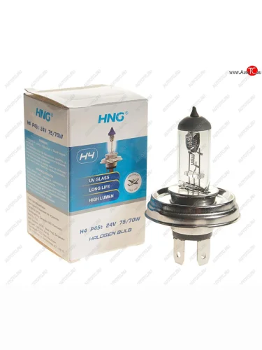 Лампа 24V H4 7570W P45t Long Life HNG HNG 24445
