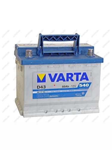 Аккумулятор VARTA Blue Dynamic 60А/ч VARTA 6ст60(1) d43 VARTA 6ст60(1) d43