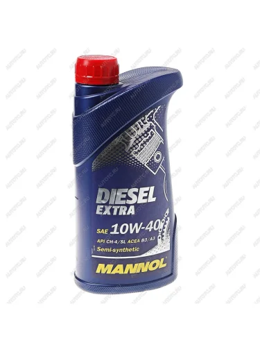 Масло дизельное DIESEL EXTRA 10W40 CH-4SL псинт.1л 7504 MANNOL MANNOL 1105