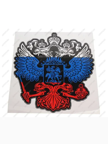 Наклейка виниловая вырезанная Герб РОССИИ 24х26см полноцветная AUTOSTICKERS AUTOSTICKERS 08917