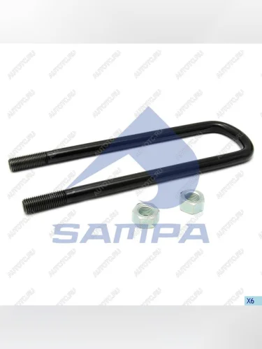 Стремянка VOLVO FH12 рессоры задней с гайками (92хM24х3х420-U) SAMPA SAMPA 031.2721