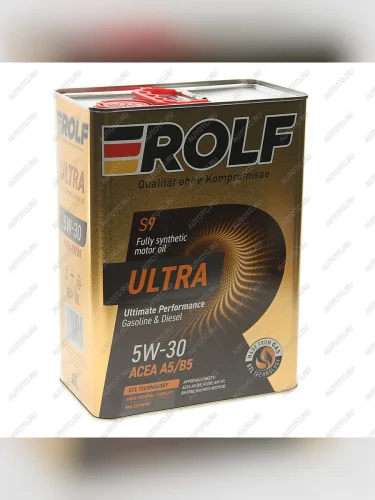 Масло моторное Ultra A5B5 5W30 синт.4л ROLF ROLF 323147
