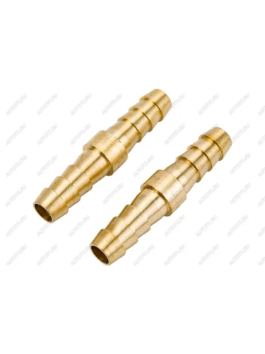 Адаптеры-соединители елочка 8мм,латунь,2шт. FIT FIT 81117