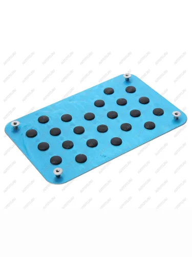 Накладка на коврик автомобильный подпятник 235х155мм металл PREMIER PREMIER smt11