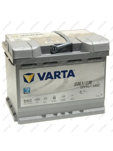 Аккумулятор VARTA Silver Dynamic AGM 60Ач обратная полярность VARTA 6ст60(0) d52 (a8)