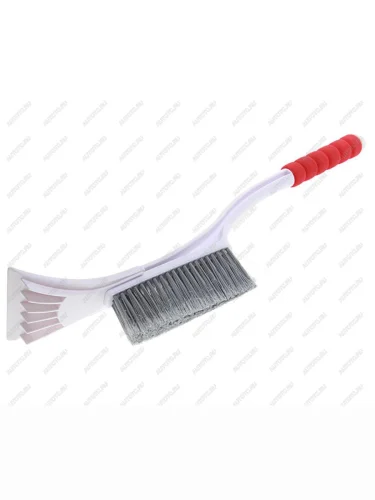 Щетка со скребком 54см бело-красная AUTOSTANDART AUTOSTANDART 109011