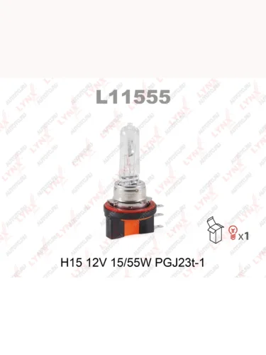 Лампа 12V H15 1555W PGJ23t-1 LYNX LYNX l11555