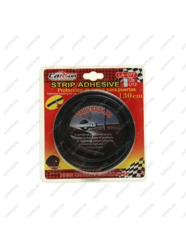 Молдинг 12мм х1.3м черный (блистер) CARSUN CARSUN la-077 12mm (bk)