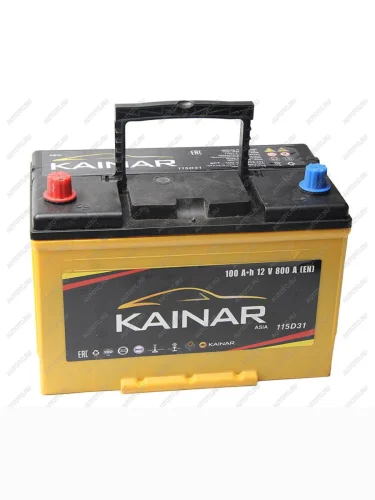 Аккумулятор KAINAR Asia 100Ач KAINAR 6ст100(1) 115d31r