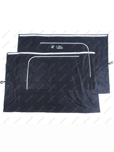 Шторка автомобильная для лобового стекла 160х105см ГАЗель Next барашек черная комплект ВИТА ТРАК ВИТА ТРАК шторка next черн.