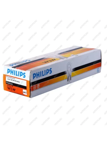 Лампа 12V W3W W2.1x9.5d PHILIPS PHILIPS 12256cp