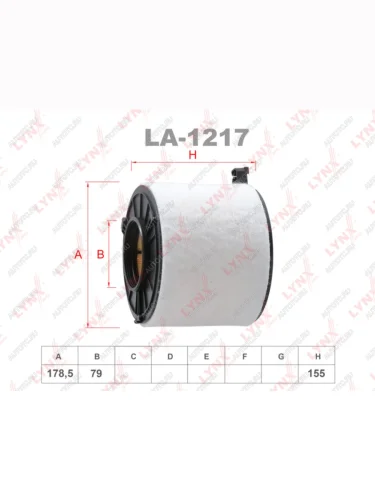 Фильтр воздушный AUDI A4,A5,A6 (16-) (2.0 TDI) LYNX LYNX la1217