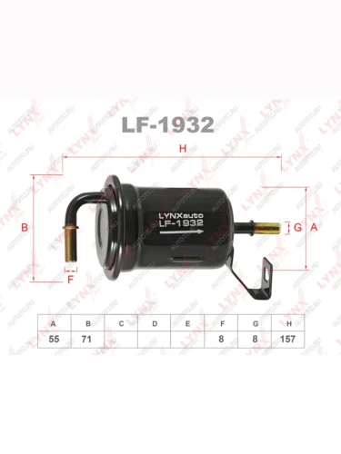 Фильтр топливный TOYOTA Land Cruiser Prado LYNX LYNX lf1932