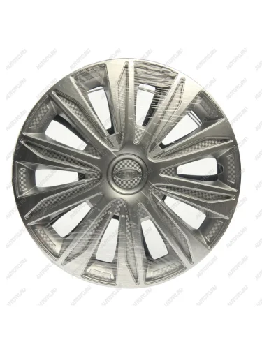 Колпак колеса R-15 серый PROFI комплект 4шт. NO NAME profi r-15