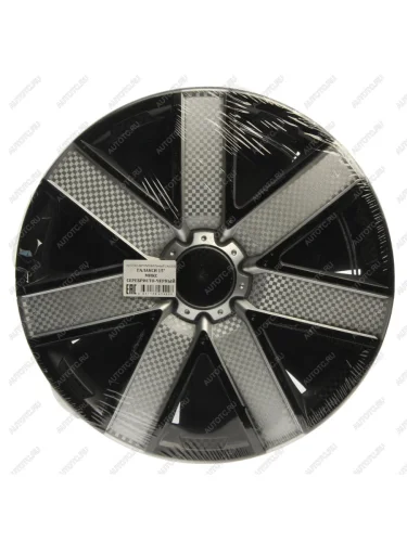 Колпак колеса R-15 черныйсильвер ГАЛАКСИ МИКС комплект 4шт. NO NAME галакси микс r-15