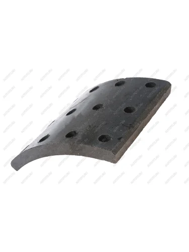 Накладка тормозной колодки КАМАЗ-ЕВРО сверленая Wшир.=180мм;Lдуги=187мм;hтолщ.=17.521мм УРАЛАТИ УРАЛАТИ 6520-3501105