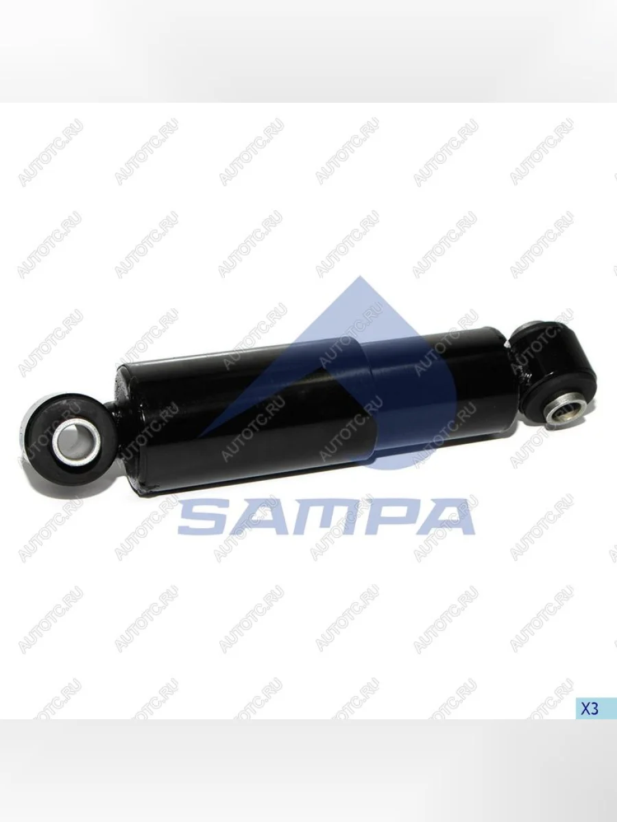 Амортизатор SAF полуприцепа, прицепа (278413 70х75 20х78 20х68 ОО) SAMPA SAMPA 075.082-01  в Самаре Самарской области