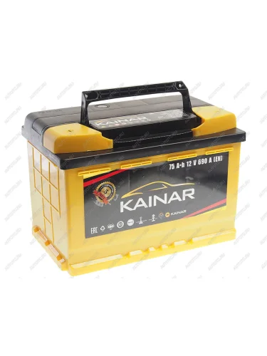 Аккумулятор KAINAR 75Ач KAINAR 6ст75(1)
