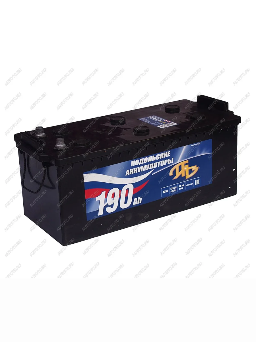 Аккумулятор ПОДОЛЬСК 190Ач обратная полярность под конус ПОДОЛЬСК 6ст190(3)  с доставкой в г. Самара