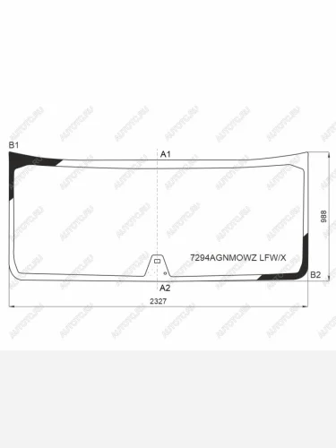 Стекло лобовое (Датчик дождя) Renault T-Series 13- XYG 7294AGNMOWZ LFW/X
