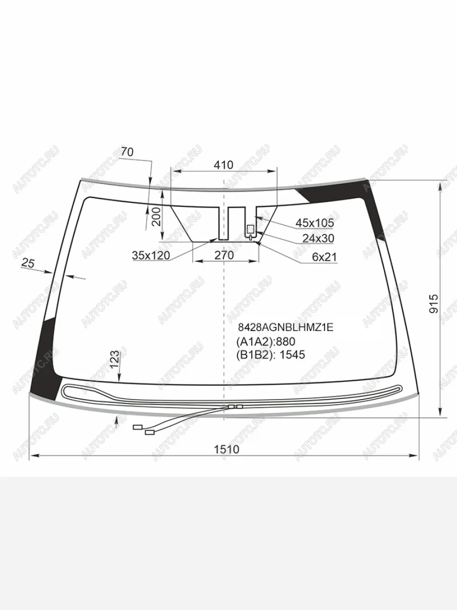 Стекло лобовое (обогрев щеток, датчик дождя, молдинг без коннекторов) FUYAO  Toyota Camry (2017-2018) XV55 (зеленое)  в Керчи Республика Крым