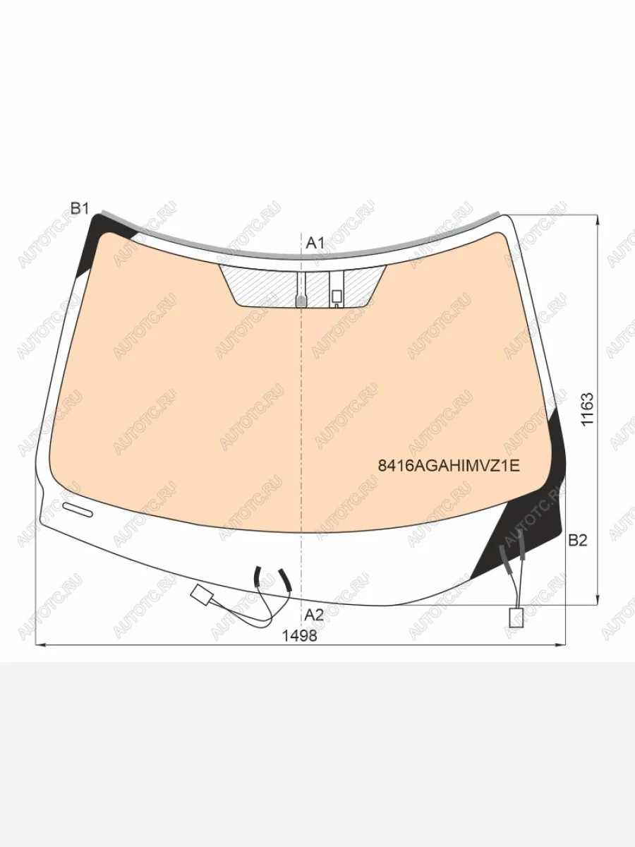 Стекло лобовое (обогрев полный, датчик дождя, молдинг) AGC Lexus RX 270 AL20 дорестайлинг (2015-2019) (зеленое)  в Самаре Самарской области