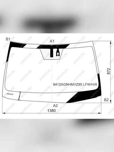 Стекло лобовое (Обогрев щеток Датчик дождя Молдинг) Lexus IS 16-20 XYG 8412AGNHMVZ95 LFW/H/X