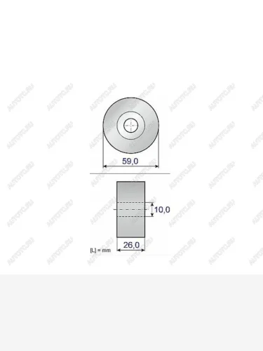 Ролик приводного ремня обводной CITROEN C4MMC ASXLANCEROUTLANDERPEUGEOT 4008 1,82,0 10- KOYO PU105529RMXY5