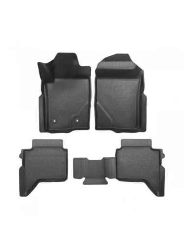 Коврики салонные Norplast Unidec (черные) Ford Ranger DoubleCab (2022-2025)