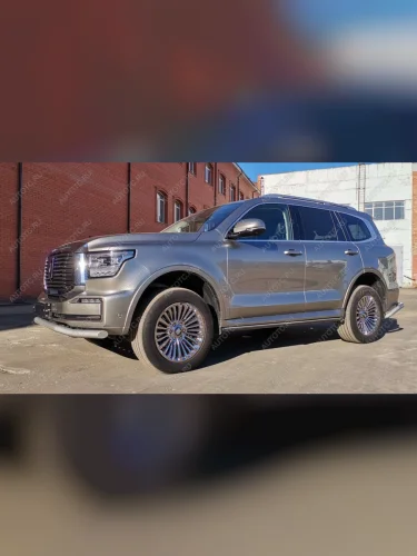 Бампер силовой передний (c защитой радиатора устанавливается только с площадкой под лебёдку) РИФ (черный) Tank 500 (2021-2025)