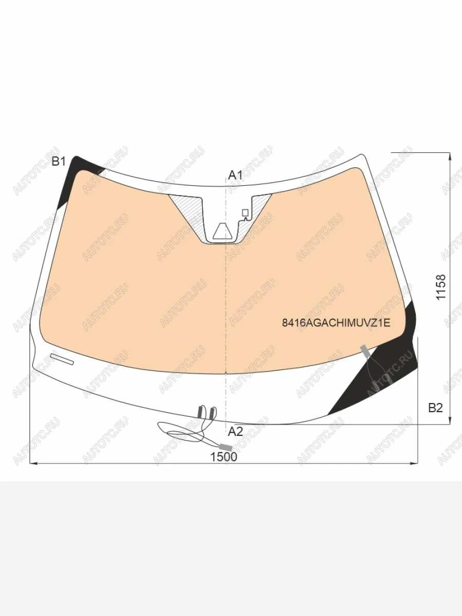 Стекло лобовое (обогрев полный, камера, датчик дождя, молдинг, проекция) FUYAO Lexus RX 270 AL20 дорестайлинг (2015-2019) (зеленое)  в Керчи Республика Крым