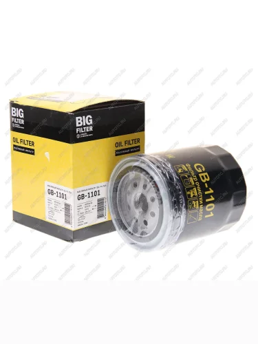 Фильтр масляный TOYOTA Land Cruiser (2.4-4.2) MAZDA B-Serie (2.5) FORD BIG FILTER BIG FILTER gb-1101 BIG FILTER gb-1101