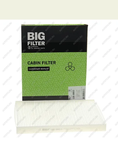 Фильтр воздушный салона VW Polo (94-99),Golf (99-06) AUDI A3 BIG FILTER BIG FILTER gb-9803 BIG FILTER gb-9803
